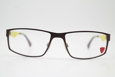 Strellson ST3033 Bronze Yellow Square Eyeglass Frame New