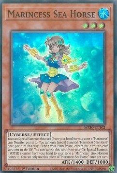 YuGiOh Marincess Sea Horse MP20-EN102 Super Rare Englisch NM 1st