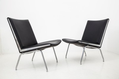 Original Airport Chair von Hans J.  Wegner - Set von 2