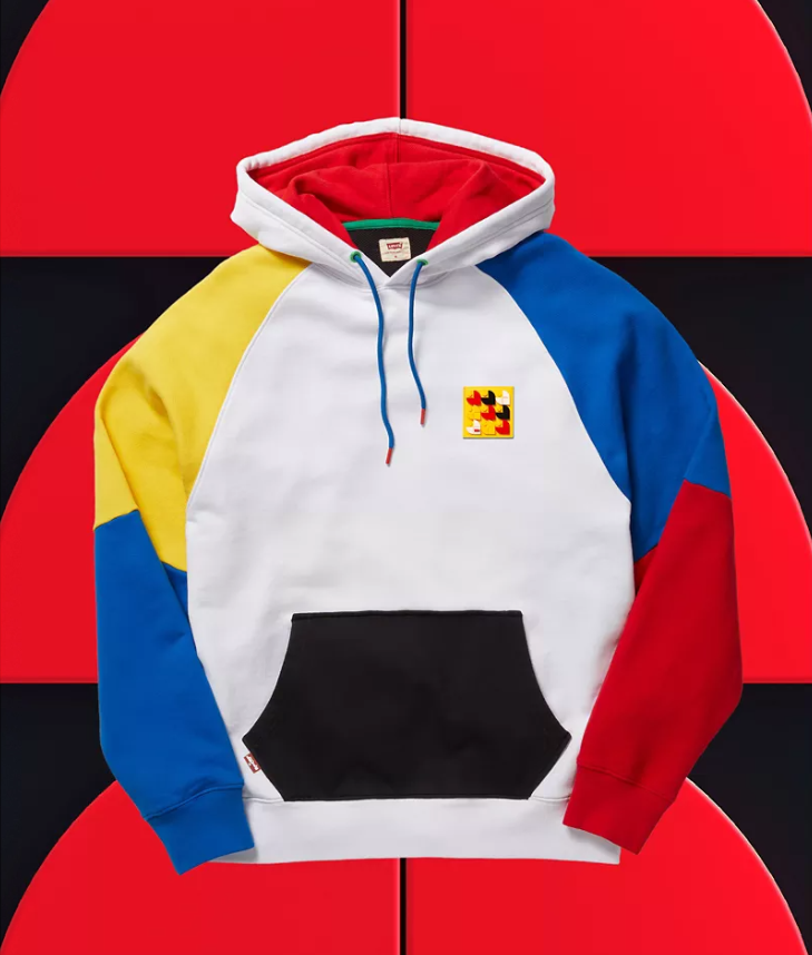 NWT (sz S) Lego x Levi's BUNDLE Relaxed Hoodie/Flat Brim Hat/Extra