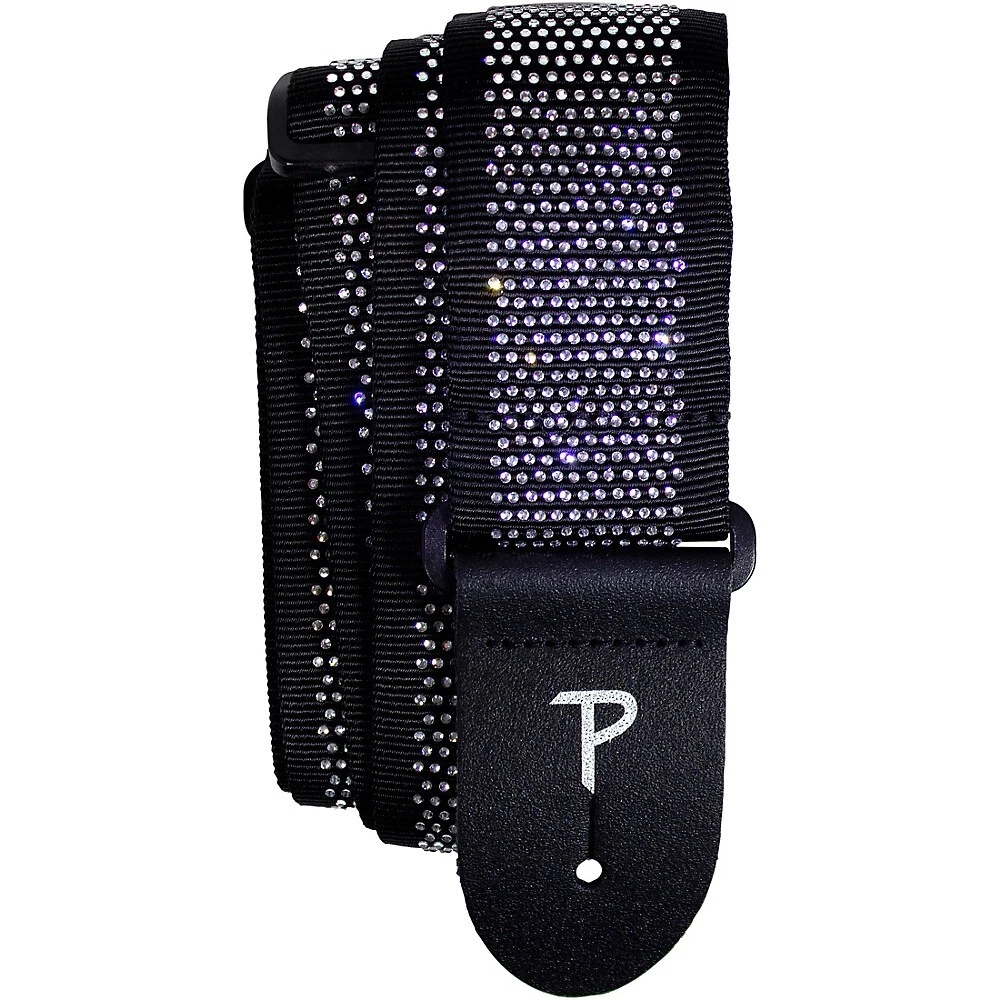 Perri s Tubular Guitar Strap Rhinestones 2 in