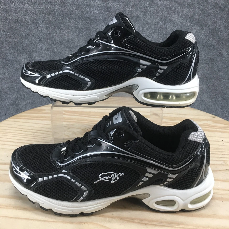 Fubu Zapatos Mujer 11 Jamison Tenis para Correr Negro Malla Parte Superior Baja 122300-08A Foto 2 de 4