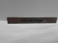 Vintage 6" Steel Ruler with Advertising for The Duff-Norton Manufacturing Co.USA