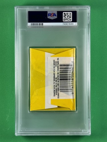 1990 Topps The Simpsons Wax Pack PSA 8-Bart Simpson On Top - Picture 2 of 2