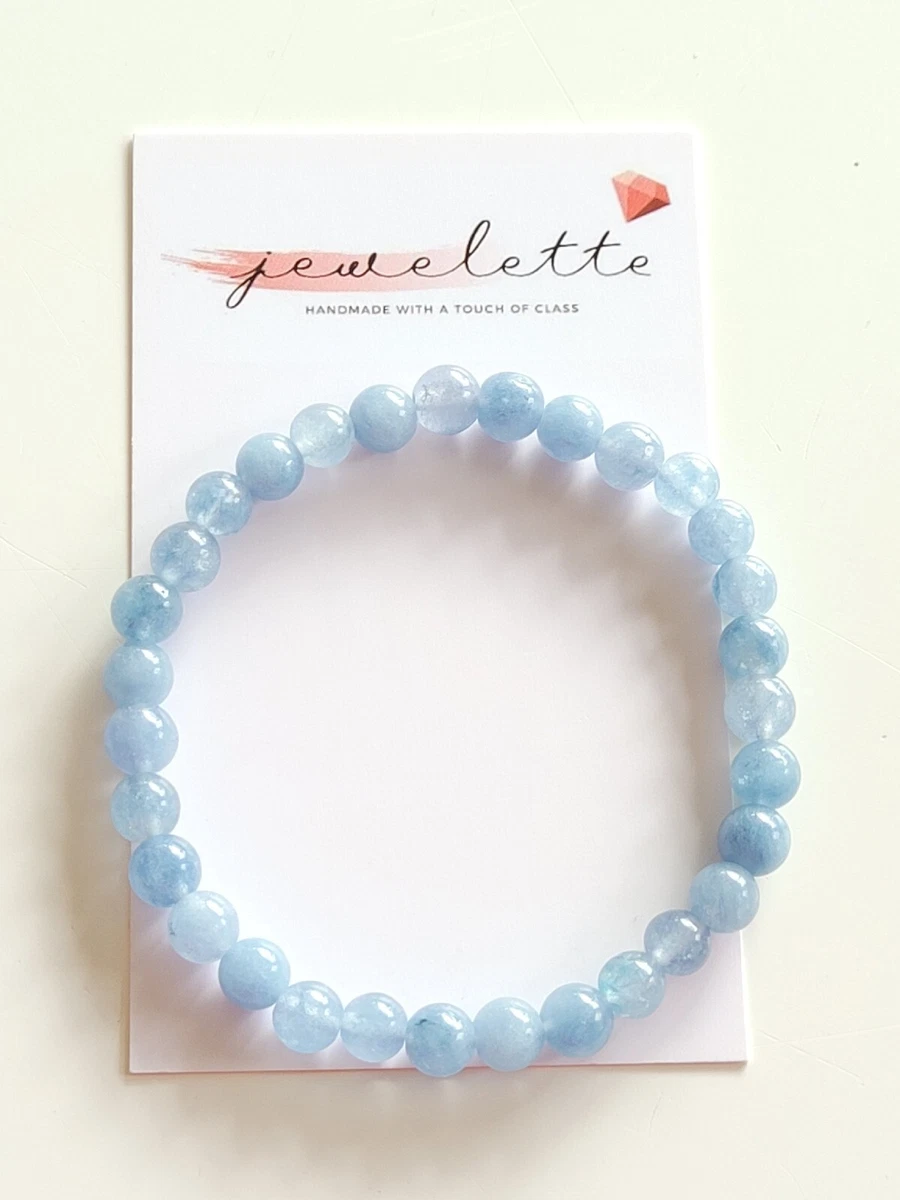 Aquamarine bracelet shop