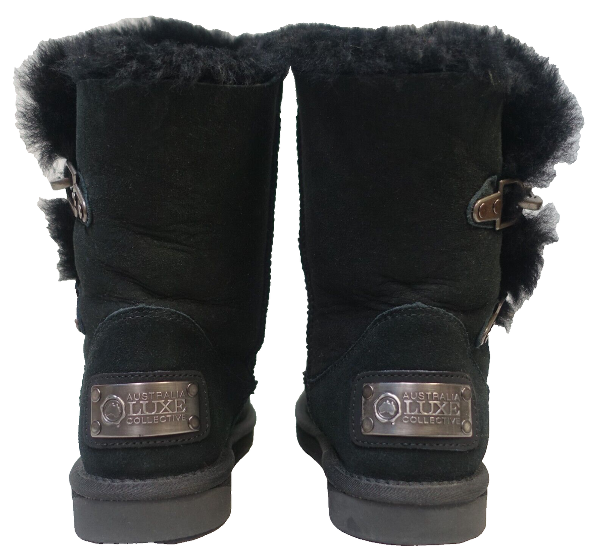 Australia Luxe Collective Black Leather Buckle Boots Men\'s US 10.5 | EU 44 | NWT MENS BOOTS | Australia Luxe Collective main image 3