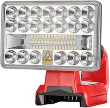 LED Work Light Rechargeable Outdoor Light Jobsite Lamp for Milwaukee 18V Battery