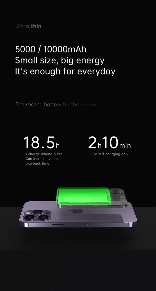 Power Bank 10000mah Mobile Phone Plastic Mini Multicolor 2-usb 5v 20w Backup