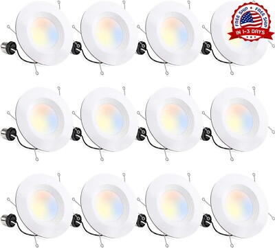 ojo buey luz led luces bombillos led para casa focos led ext int 12 Pack 5/6 in