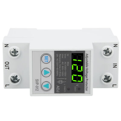 120VAC 80A Adjustable SelfRecovery Under Voltage Auto-Reset Protection Switch