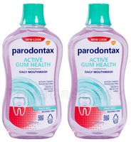 2 PARODONTAX Mouthwash Daily Gum Teeth Care FRESH MINT 500ml