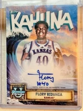 2024-25 Bowman Chrome U - Flory Bidunga - Big Kahuna Auto BKA-FB Kansas Jayhawks