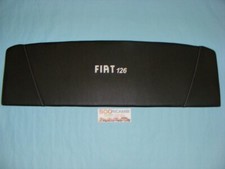 FIAT 126 MENSOLA CAPPELLIERA LUNOTTO POSTERIORE NERA + SCRITTA FIAT 126 BIANCA
