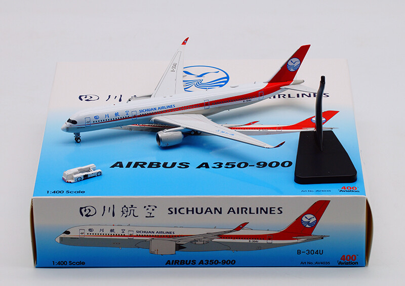 Aviation Sichuan Airlines Airbus A350-900 B-304U 1/400 diecast