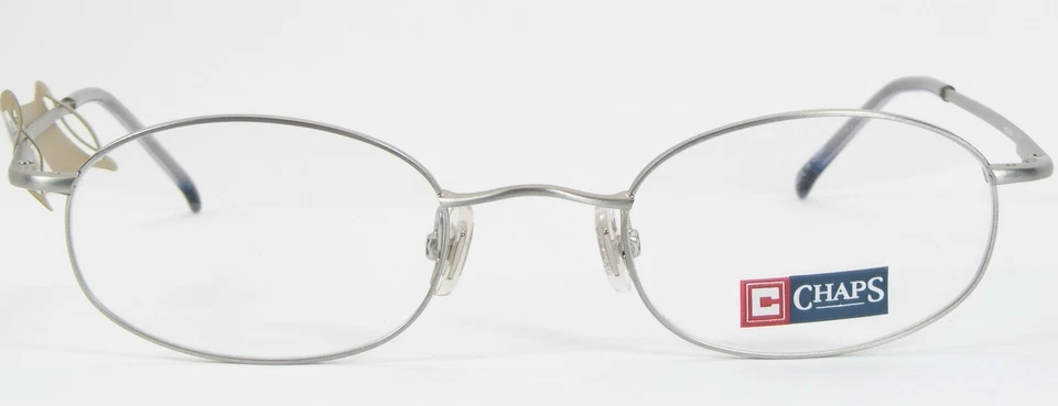 Vintage CHAPS Ralph Lauren 137 0TG3 Cepillo Plata Gafas 47-21-140 mm Foto 2 de 4