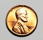 1955 D LINCOLN WHEAT PENNY UNC #P186
