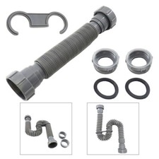 Tuyaux d'eau à double tête évier de salle de bain drain couleur neutre design