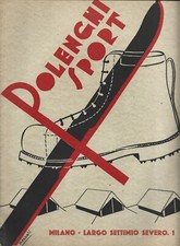 Catalogo Polenghi Sport  1939 Sci - Tennis - Scout - Calcio - Coltelli - Pirelli