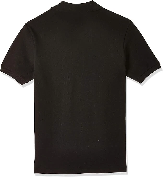 Polo clásico de piqué de manga corta Lacoste para niños, negro, 3T Foto 2 de 3