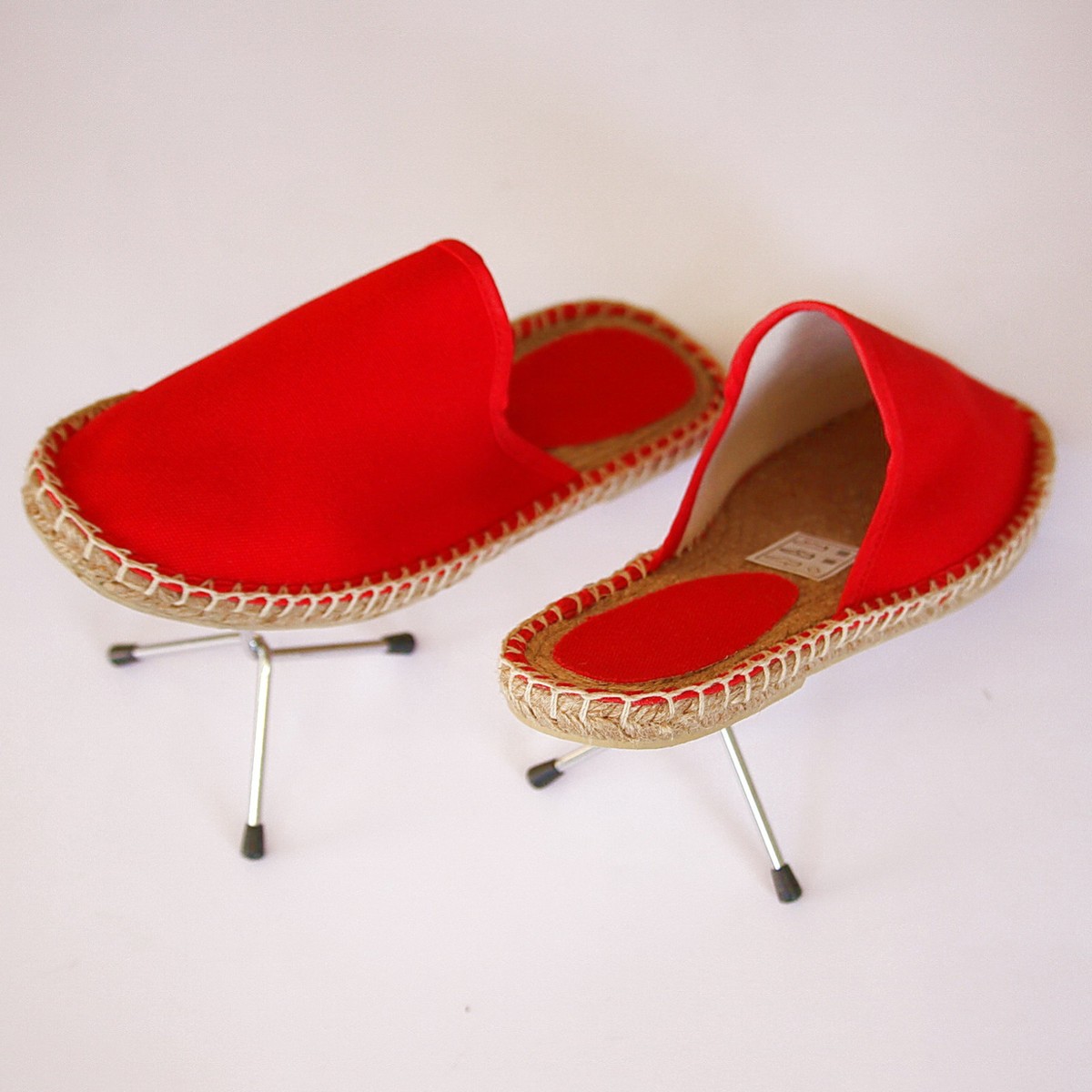 TESSUTI PRETAGLIATI ASSORTITI in fantasie Prym Love per Espadrillas, 2pz (40x45cm)Col.931720/Base rosso-100%CO