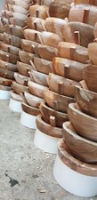 Schalenrohling Eschenholz Drechselholz Ø 22x11cm  Holzschale zum Fertigdrechseln