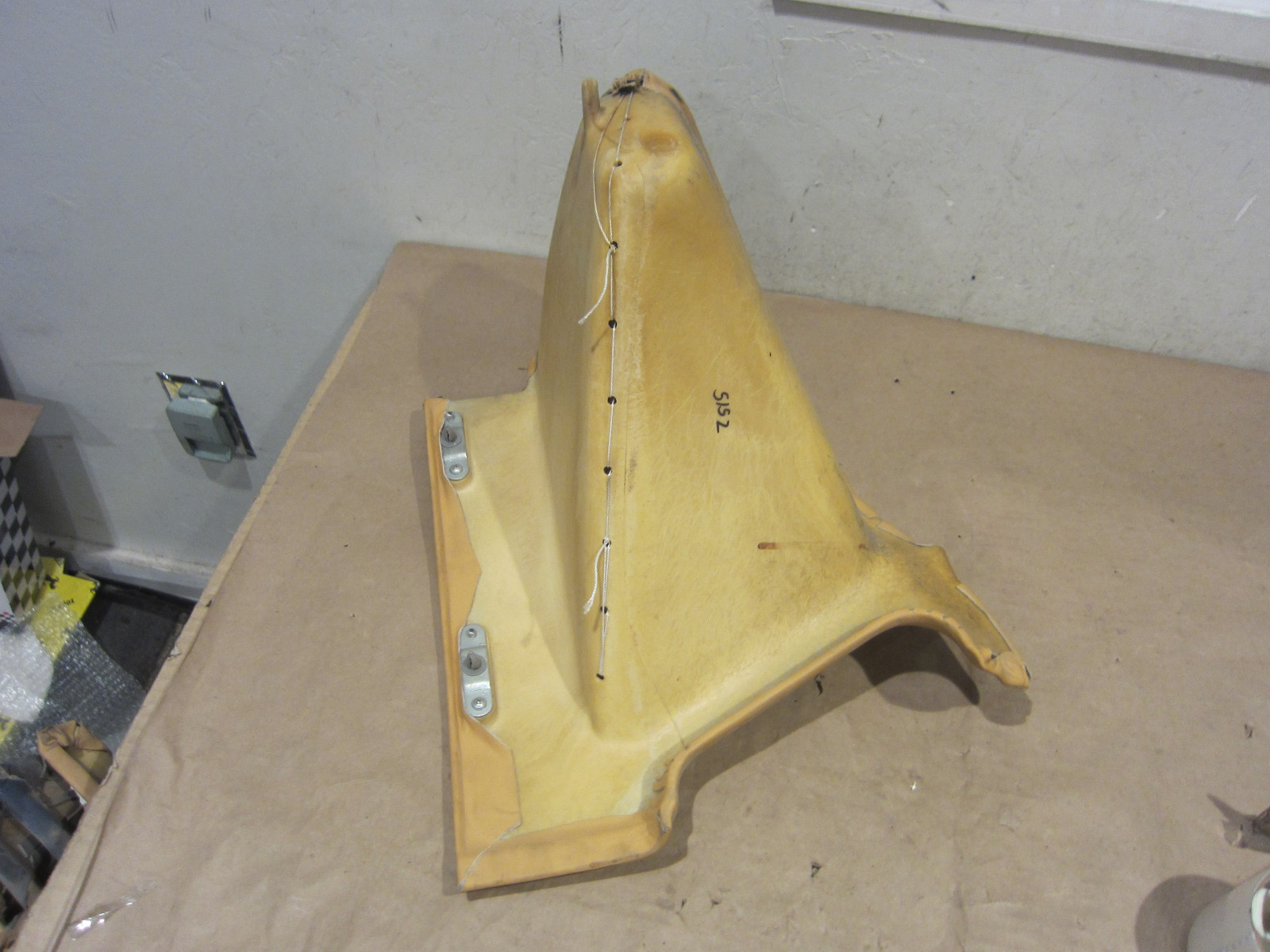 Ferrari 360,430 - LH Side Rear Window Quarter Glass Trim (Beige) - P/N 63581000