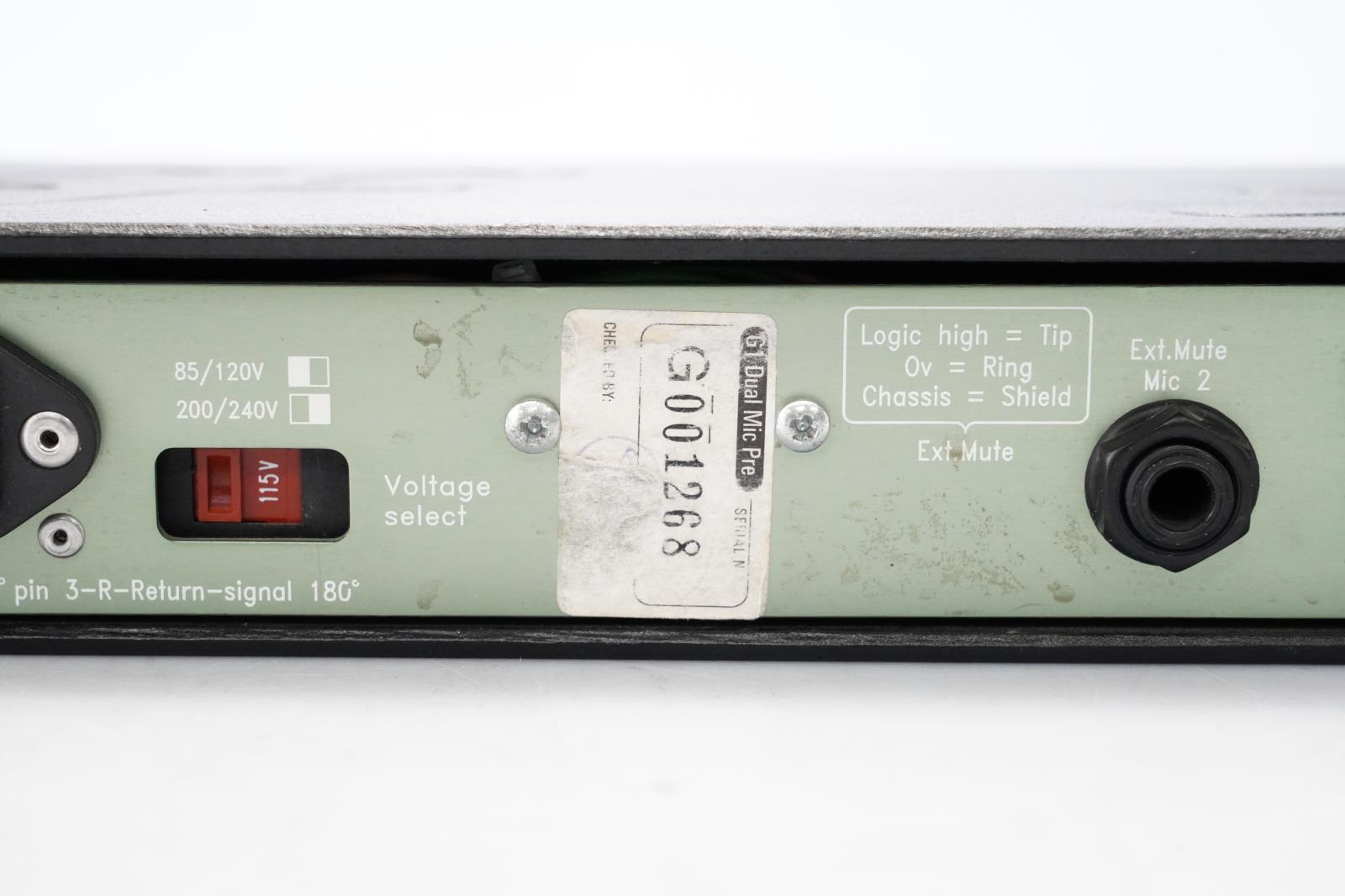 Focusrite G1 Green Dual Channel Microphone Preamplifier Made In UK