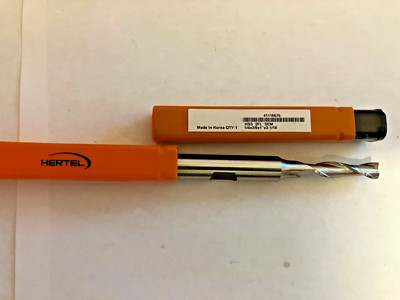 Hertel HSS End Mills. (1/4'' dia. x 1''LOC)        Selling as a lot.