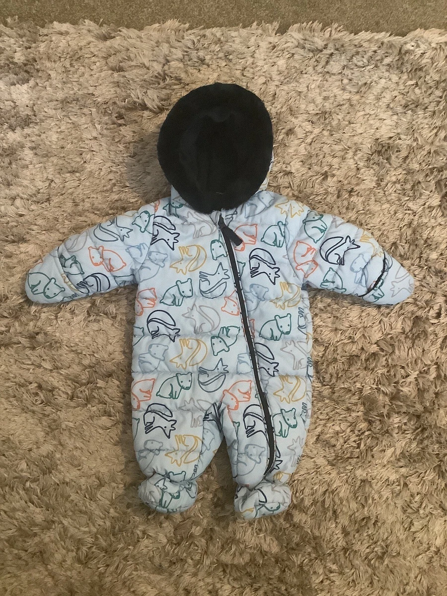 Baby boy all in one snowsuit clearance
