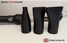 Stub Short Nozzle set for WORX Nitro Leafjet 20v WG543E Workshop Car Detailing