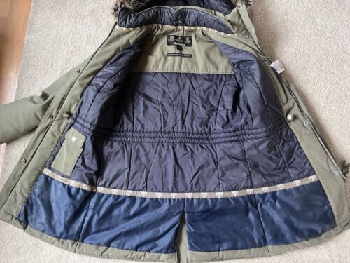 Barbour Elper Women’s Green Hooded Waterproof Breathable Coat Jacket - Size 10 - Picture 13 of 24