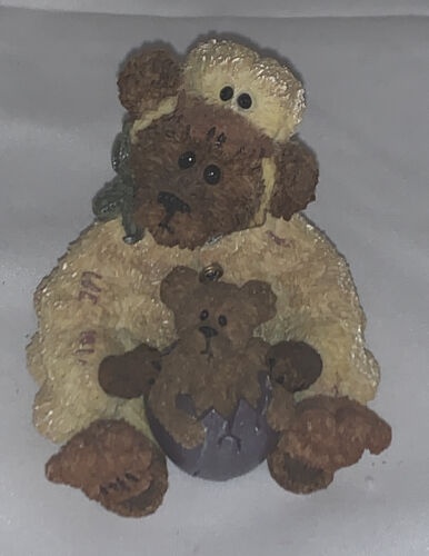 BOYDS  RESIN BEAR ALOUYSIUS QUACKENWADDLE AND LIL CRACKLES STYLE 81500 - Picture 1 of 9