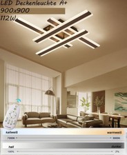 LED Deckenleuchte V8   Lichtfarbe Helligkeit einstellbar Fernbedienung dimmbar 