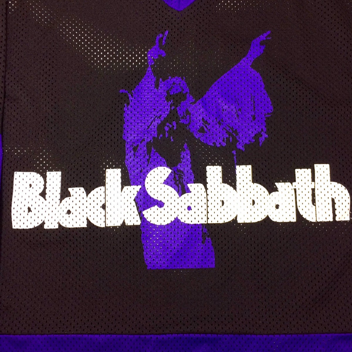 Vtg Very Rare 90s Black Sabbath Hockey Jersey By Cronies