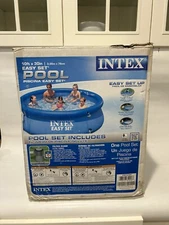 Intex 10' x 30" Easy Set Round Inflatable Above Ground Pool NEW Atlanta Pick Up!