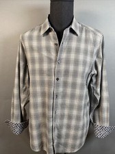 Super EXclusive "ROBERT GRAHAM" Men's Sz XL Flip Cuff Shirt in EXCELLENT CON