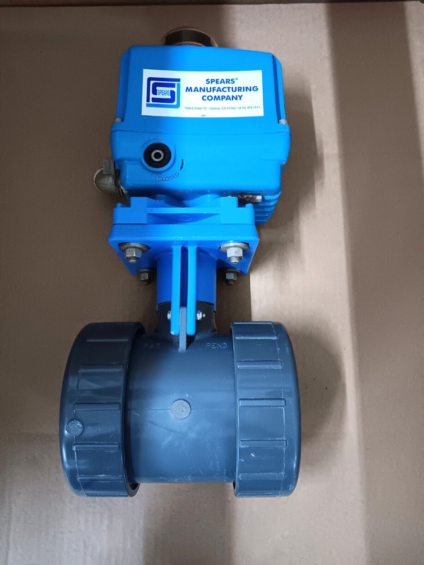 Spears Manufacturing Co.  21101G112-030 Actuated Ball Valve   Size 3"    24 VDC