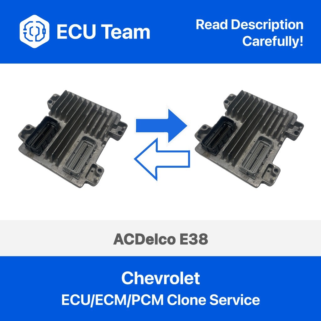 Chevrolet ECU ECM PCM Engine Computer Cloning Service ACDelco E38 Plug  Play   