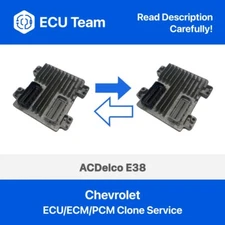 Chevrolet ECU ECM PCM Engine Computer Cloning Service ACDelco E38 Plug & Play   