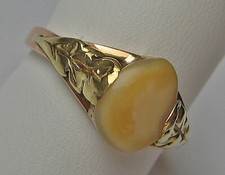 Grandlringe in aus 585 14kt Gold Ring Grandl Trachten Tracht mit Grandel♦️ 4664