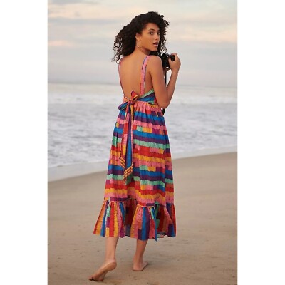sachin and babi light blue dress Lucky Brand Women's Embroidered Floral Sleeveless Maxi Dress main image 0