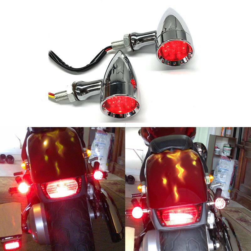 Motorcycle LED Turn Signals Blinker Light For Honda VTX1300C VTX1800C