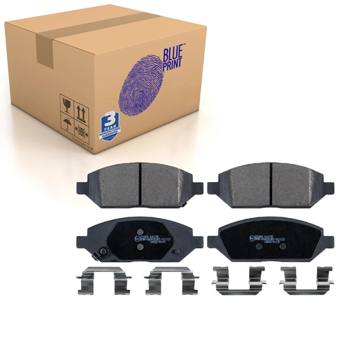 Front Brake Pads Viva Set Kit Fits Vauxhall 42439338 Blue Print