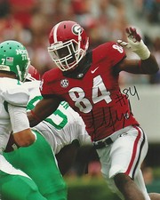Leonard Floyd Autographed signed Georgia Bulldogs 8x10 photo vs North Texas