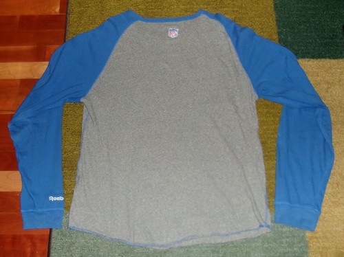AUTHENTIC Vintage-Style BUFFALO BILLS Long-Sleeved THROWBACK AFL Helmet Shirt M - Picture 4 of 4