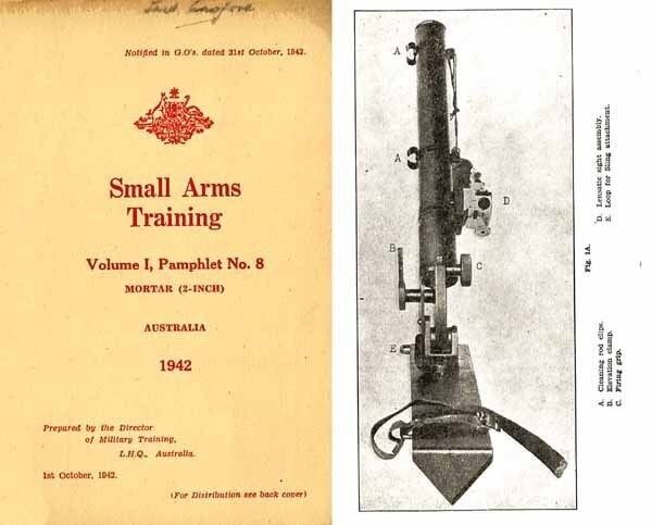 Mortar (2 inch) 1942 - Small Arms Training - Australia