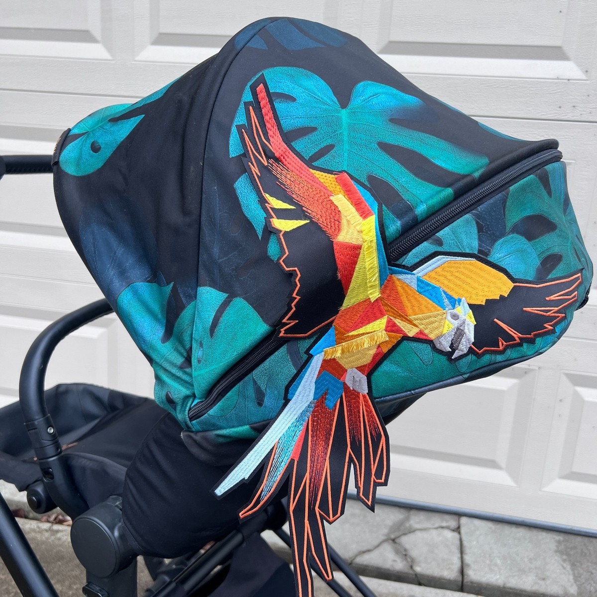 Cybex Platinum Priam Stroller Birds of Paradise Frame Seat Canopy