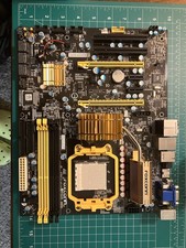 Foxconn A7DA 3.0 AM2+/AM3 motherboard + Athlon II X4 645 CPU Untested As-Is