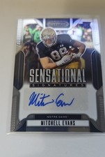 2025 Prizm Draft Picks - Sensational Signatures Mitchell Evans #SS-MES (AU, RC)