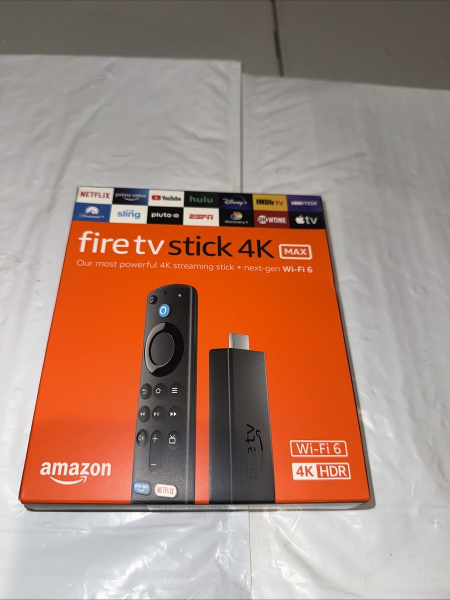 New Amazon Fire TV Stick 4K Max HDR Wi-Fi Alexa Voice Remote